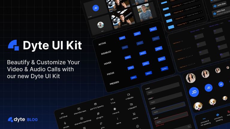 Customize Your Video & Audio Calls With Dyte's new UI Kit SDK